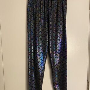 Fish Scale Shiney Leggings